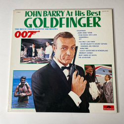 Винтажная виниловая пластинка LP James Bond 007 Голдфингер John Barry, The Royal Philharmonic Orchestra At His Best Goldfinger (Japan 1976) (No Obi)