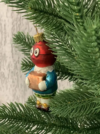 Формовая игрушка Граф Вишенка 10 см., стекло, Витус (А432)