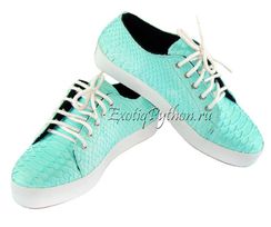 Кеды из кожи питона SH-1