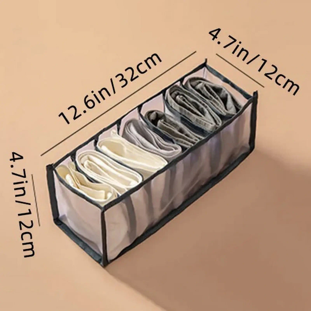 Органайзер - чехол для хранения вещей «ИДЕЯДОМА», цвет чёрный, 7 секций, 32*12*12см