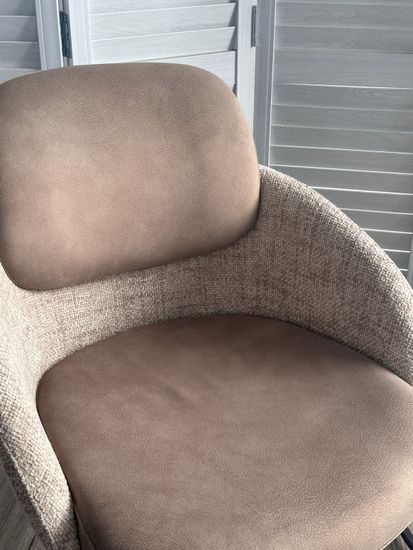 Стул ГРЕЙС (GRACE) 360 град, цвет КАПУЧИНО PENA-172 / G1229-7, ткань / ШОКОЛАДНОЕ ЗОЛОТО