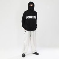 Худи CODERED Base Wide Summer Logo R, черный