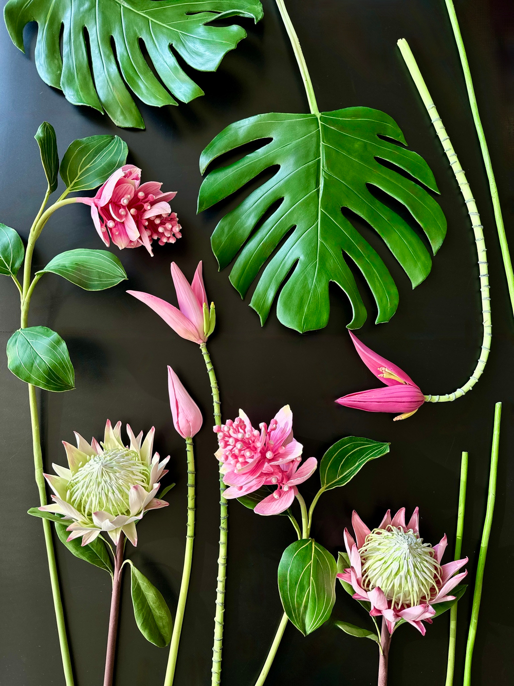 Готовая работа из полимерной глины "Тропики"