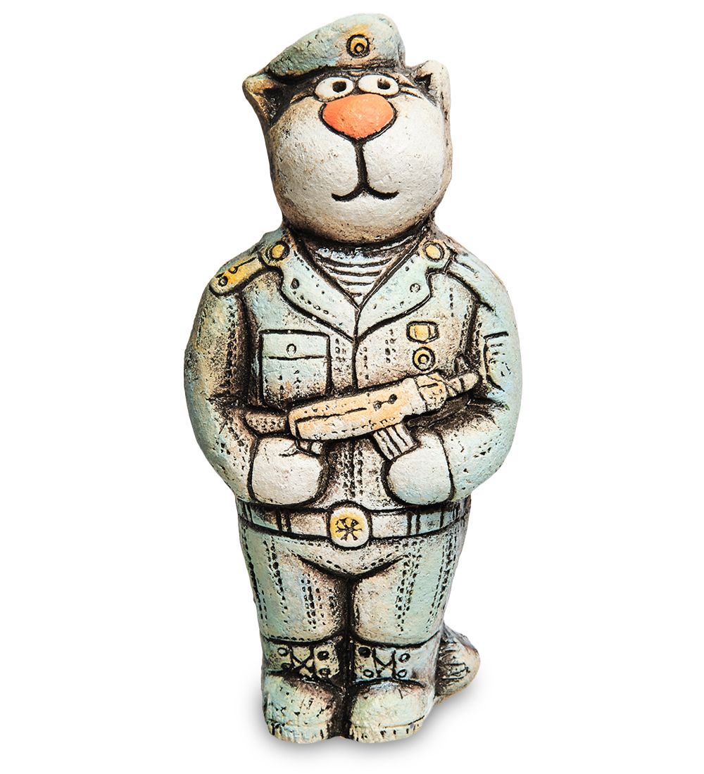 КоКо Шамель KK-427 Фигурка «Кот Военный» шамот