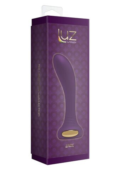Черный стимулятор Zare Vibrator - 13,5 см. (Цвет: фиолетовый)