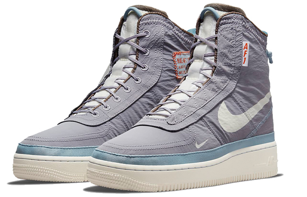 Кроссовки Nike Air Force 1 Shell Pu (Женская размерная сетка)