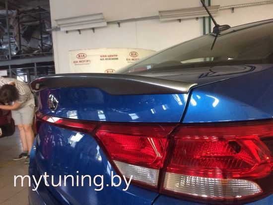 Лип спойлер для Kia Rio IV