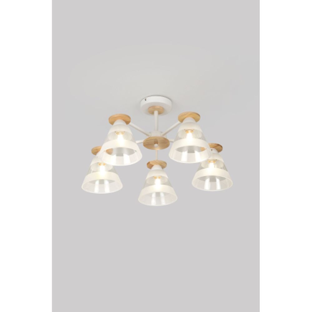 Люстра Rivoli Theothila 9177-305 5 х Е27 60 Вт модерн | Rivoli