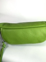 Сумка кросс-боди из натуральной кожи цвета лайм