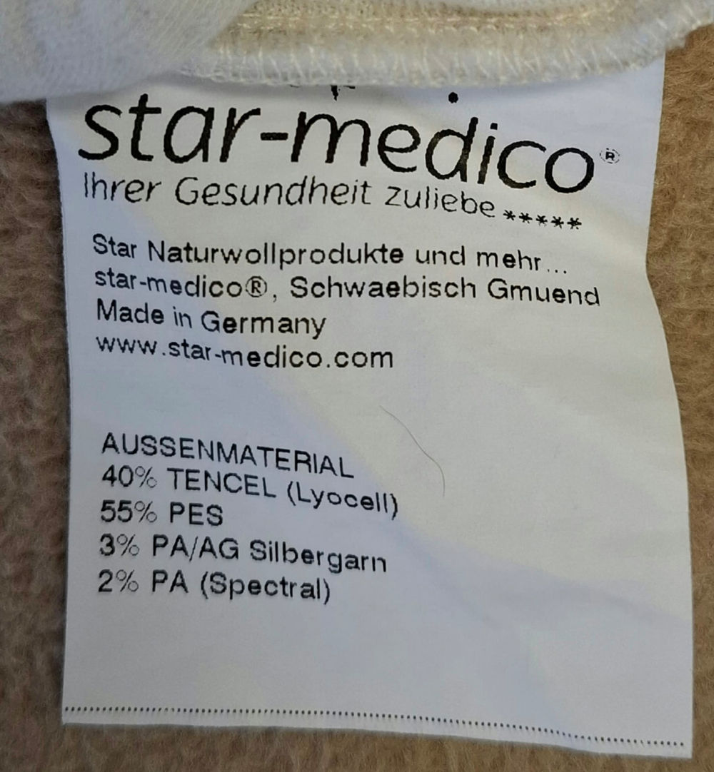 Ортопедическая дорожная подушка Star-medico Luxus Reisekissen Memoryschaum 42×22×11 см