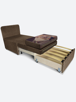 Кресло-кровать "Миник" Rich Brown (коричневый), купон "Котенок с когтями"