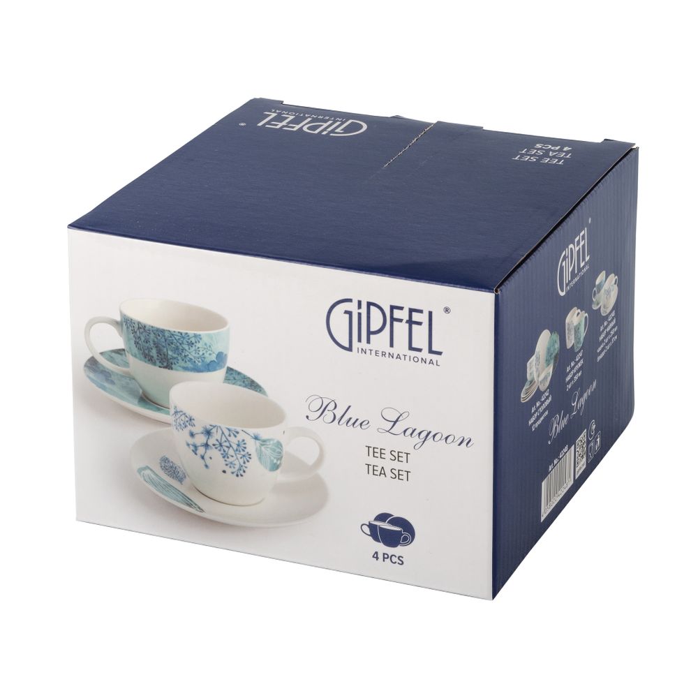 Набор чайный Gipfel Blue Lagoon 42248 4 предмета