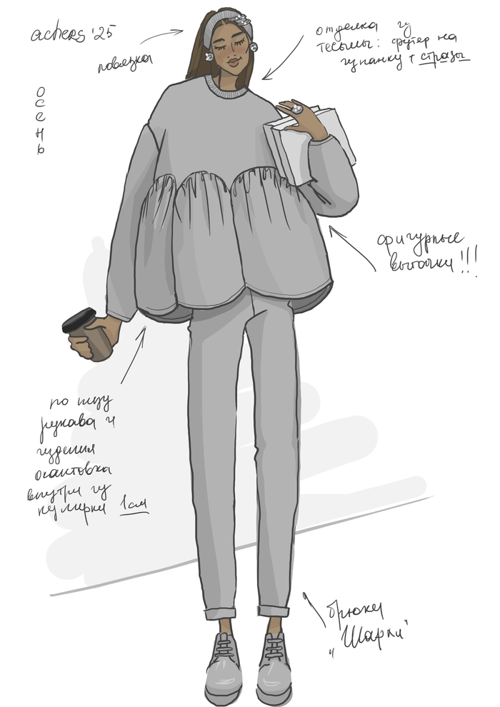 СВИТШОТ ШАРЛИ ДЫМЧАТЫЙ