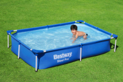 Каркасный прямоугольный бассейн Bestway 221х150х43 см (56401 BW)