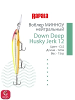 Воблер RAPALA Down Deep Husky Jerk 14, 14см, 23гр, цвет GF