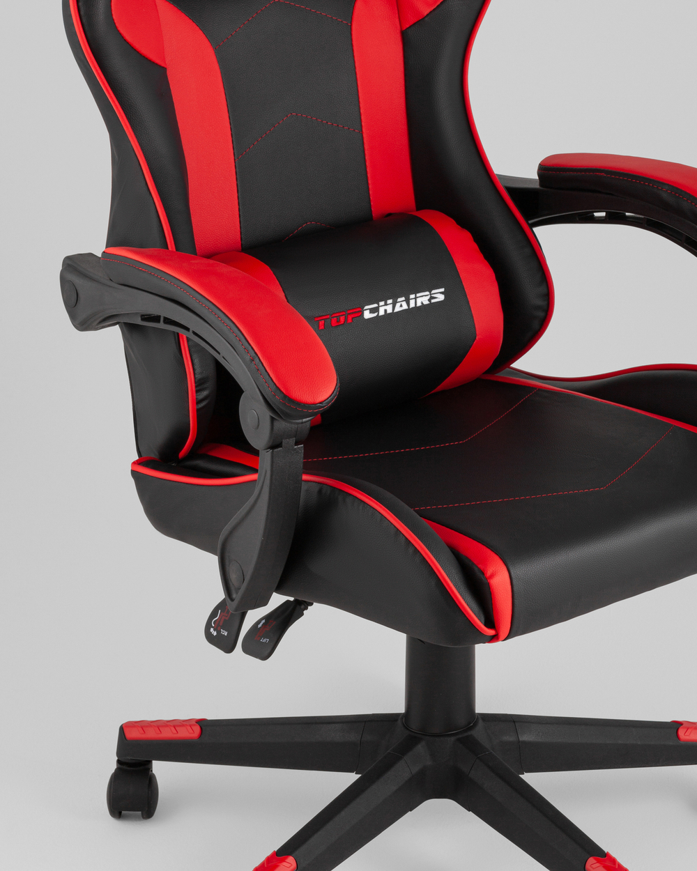 Кресло спортивное TopChairs Shadow черно-красный