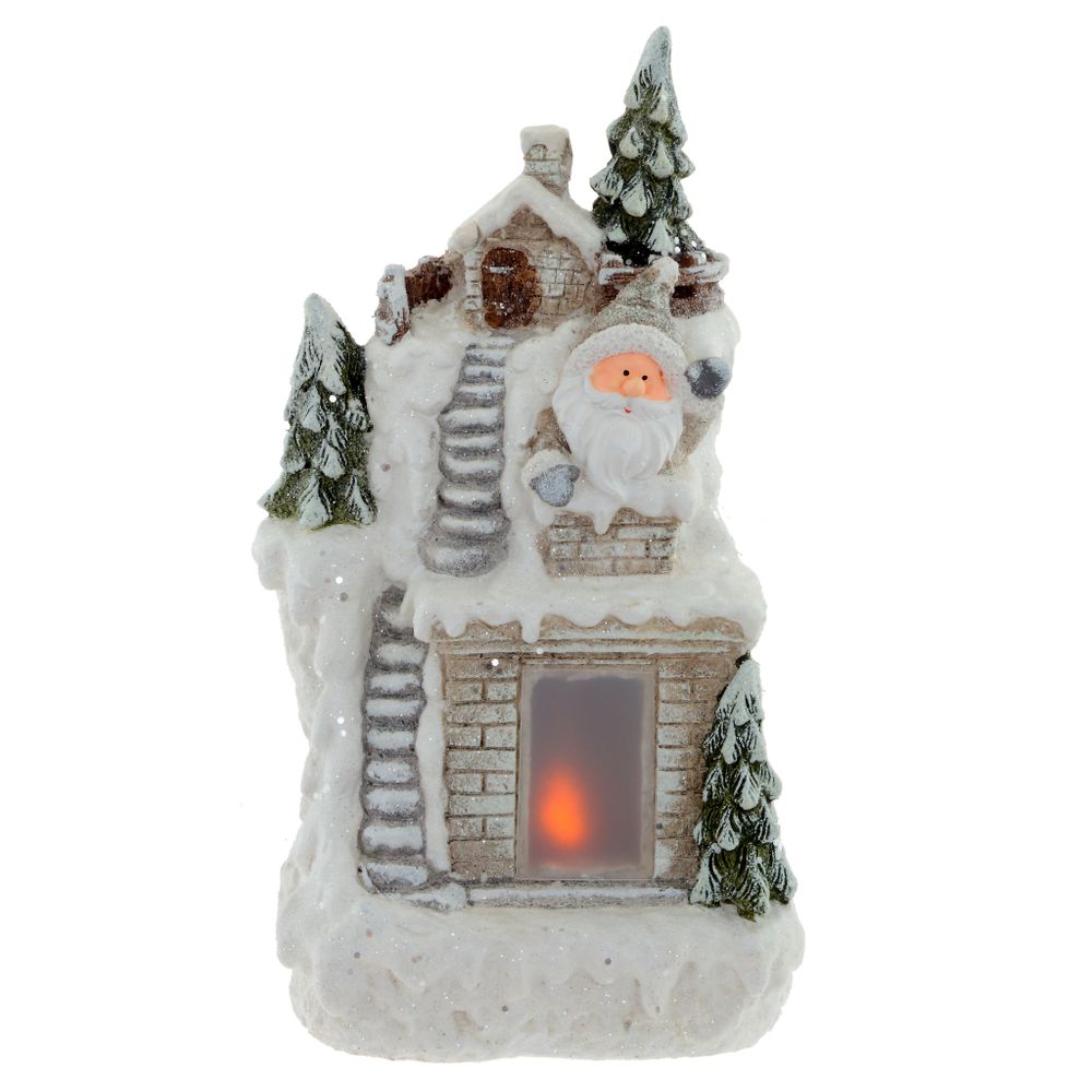 GAEM Фигурка декоративная "Камин" (подсветка, 3xAAA), L25 W16 H49 см