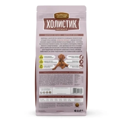 Деревенские лакомства холистик премьер сухой корм для взрослых собак средних и крупных пород с говядиной и рисом - 2 кг