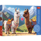 Puzzles - &quot;200&quot; - Colorful llamas / Trefl