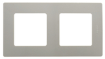 Рамка 2 поста светлая галька ETIKA Legrand