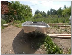 Алюминиевая моторно-гребная лодка Вятка Профи 37