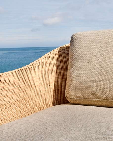 Кресло Galea из тикового дерева и синтетического ротанга