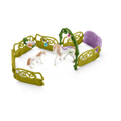 Schleich Świat Elfów Bayala - Набор Цветочный Дом Bayala с озером и конюшней 42445