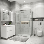 Душевой уголок Grossman Cosmo 110х90 120.K33.02.1190.10.02 профиль Хром стекло шиншилла
