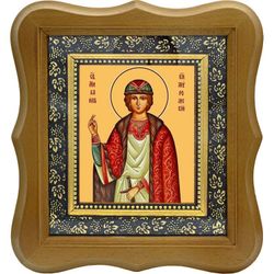 Михаил Муромский благоверный князь. Икона на холсте.