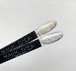 NIK Nails Magic Топ Silver (Поталь серебро), 15g