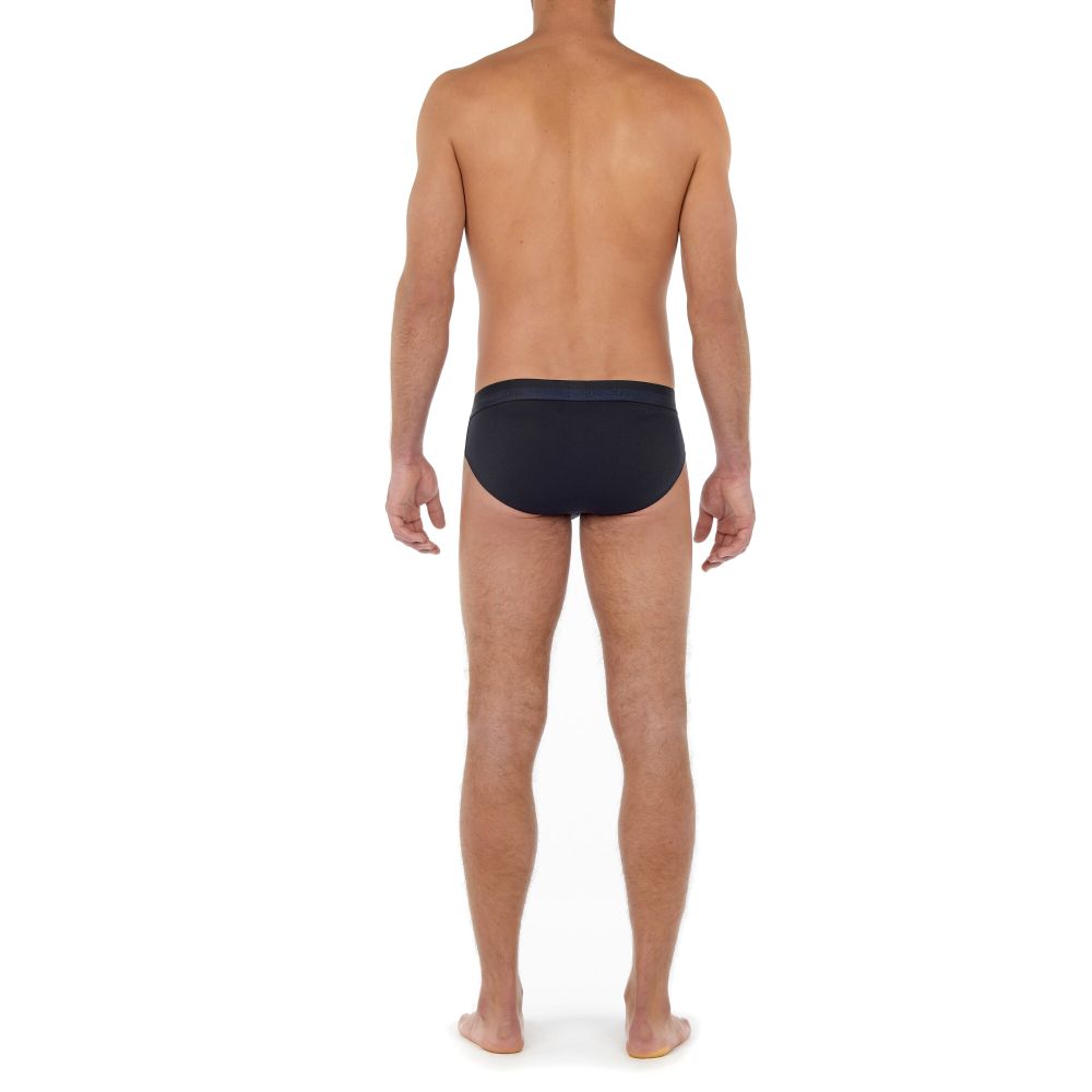 Мужские трусы брифы темно-синие HOM HO1 Mini Briefs HO1 359521_4000RA