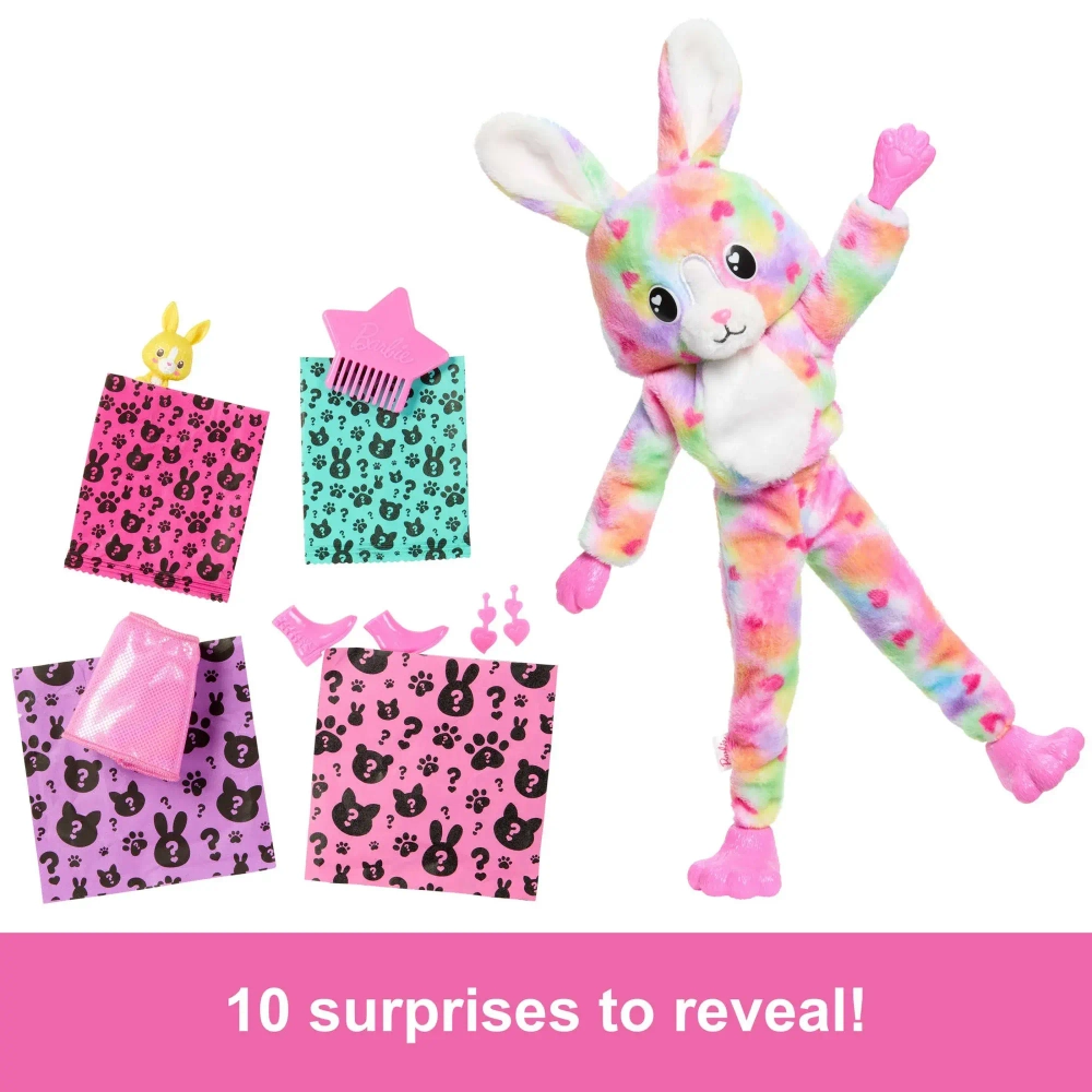Кукла Barbie Cutie Reveal Color Dream Радужный Кролик
