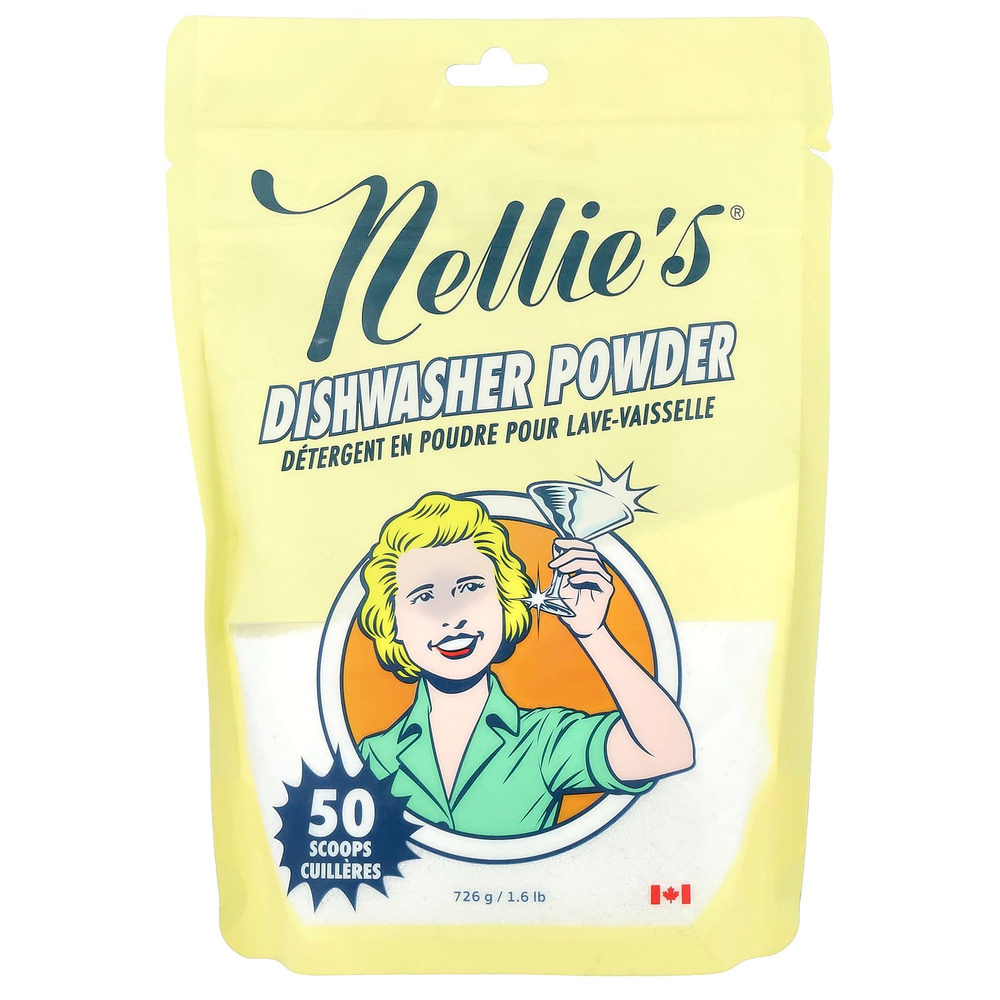 Nellie's, порошок для посудомоечной машины, 726 г (1,6 фунта)