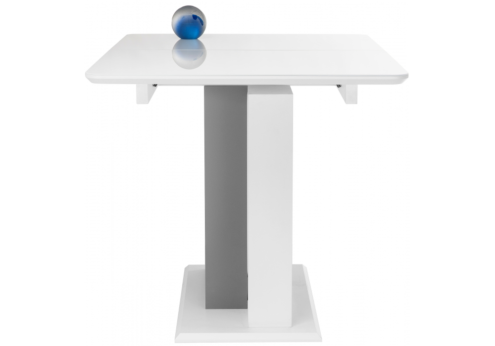 Стол стеклянный Woodville Санса белый, белая шагрень