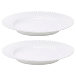 Набор из двух тарелок белого цвета из коллекции edge, 26 см