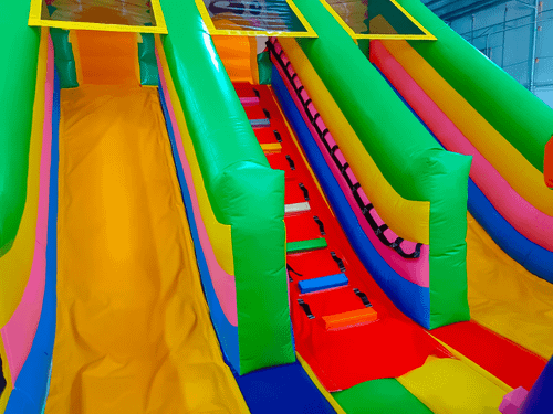 Коммерческий надувной батут «Тигриная страна 2», 9*5*5 м.