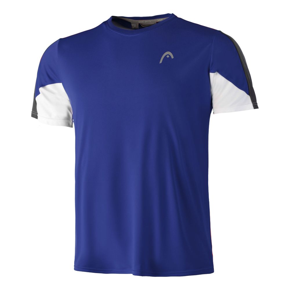 Мужское теннисное поло HEAD Club 22 Tech T-Shirt Men - Blue, White