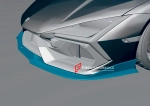 Карбоновая губа переднего бампера для LAMBORGHINI REVUELTO 2023+ Ламборгини