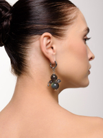 Моносерьга "Nevalyashka" лабрадор Silver