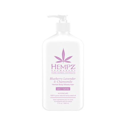 HEMPZ Молочко для тела увлажняющее Лаванда, Ромашка и Дикие Ягоды 500ml / Blueberry Lavender & Chamomile Herbal Body Moisturizer