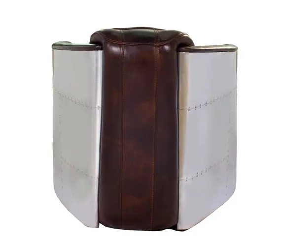 Кресло Spitfire Aviator, коричневая кожа