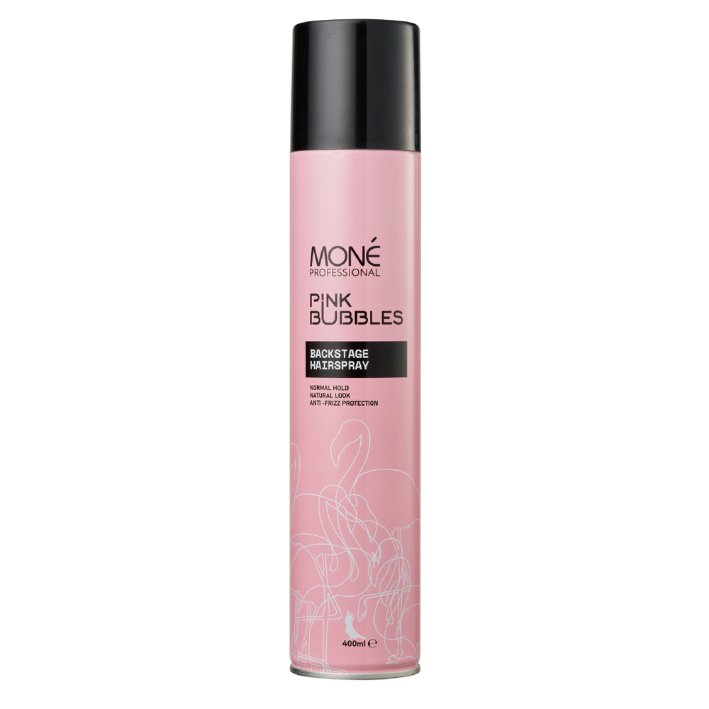 Лак для объема и укладки волос средней фиксации Mone Professional BACKSTAGE HAIRSPRAY, 400 мл