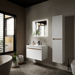 Тумба подвесная SANCOS Smart 790х450х500, c двумя ящиками оснащенными доводчиками, белый глянец , арт. SM80W