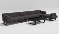 Hacienda, набор антрацит/антрацит, алюминий