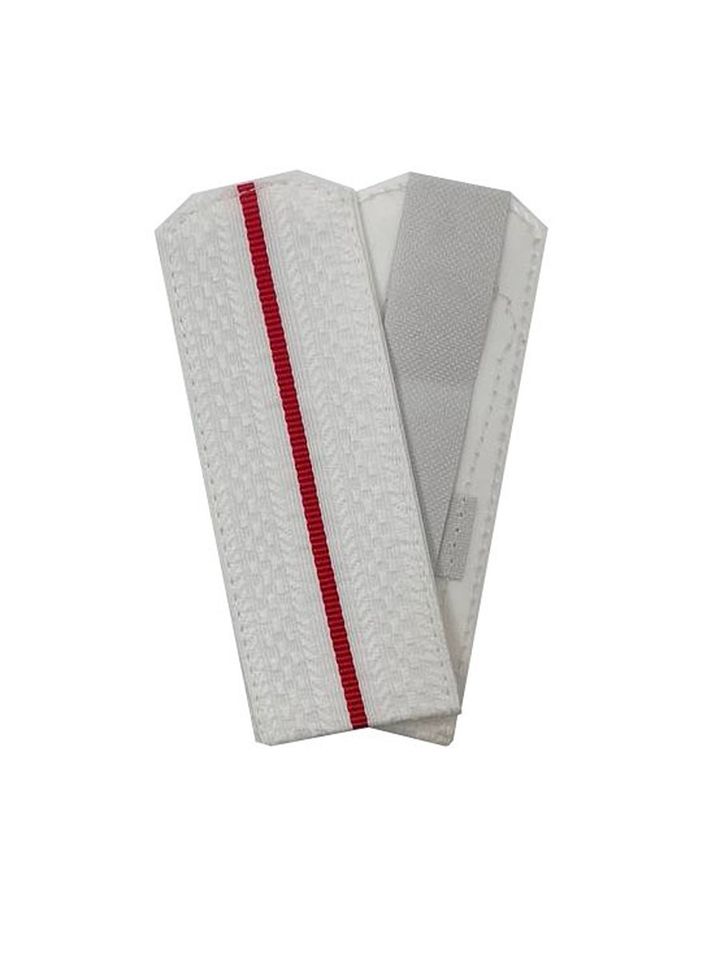 Погоны МО белые 1 просвет пластик