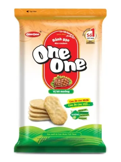 Рисовые крекеры вьетнамские со вкусом ростбиф 150 г