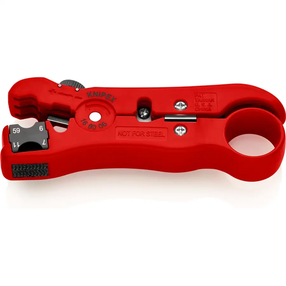 Инструмент для снятия изоляции с коаксиальных кабелей 125 мм Knipex 16 60 06 SB
