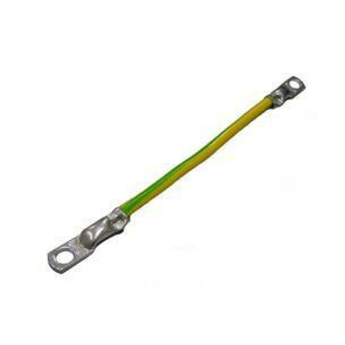 Гибкий проводник L-700мм, 10мм2, желто-зеленый, 2 наконечника ТМЛ