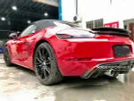 Карбоновый обвес переделка в GT4 для Porsche 718 982 2016+ Порше