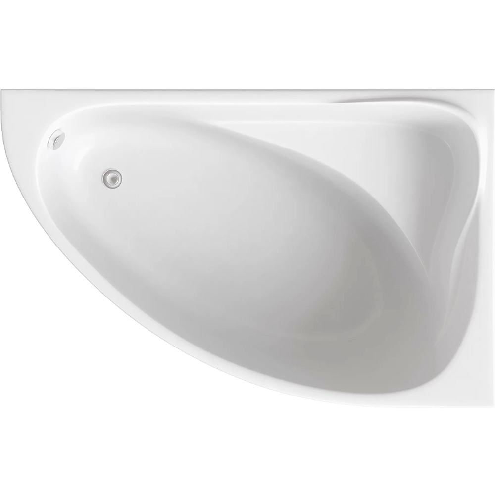 Акриловая ванна Bas (Бас) Милан 170х110 R, с каркасом